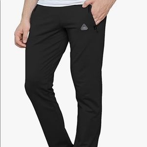 SCR SPORTSWEAR Sweatpants, Athletic Running Lounge Pants with Zipper Pockets